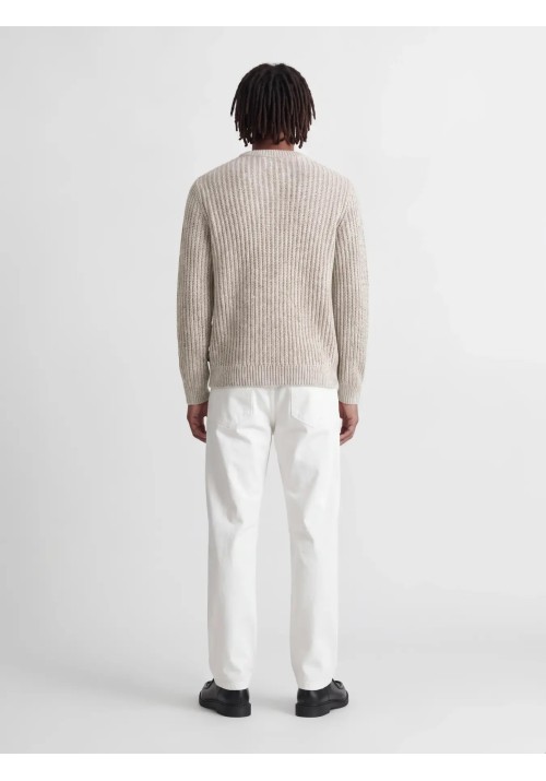 Ανδρικό Πουλόβερ Πλεκτό Jack & Jones JJJAxon Knit Crew Neck 12306928 Sea Salt Twisted Mulch Ανδρικό Πουλόβερ Πλεκτό Jack & Jones JJJAxon Knit Crew Neck 12306928 Sea Salt Twisted Mulch