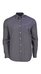 Ανδρικό Πουκάμισο Boston 1078-9 Καρό Μπλε