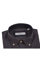 Ανδρικό Πουκάμισο Boston 1078-9 Καρό Μπλε