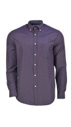 Ανδρικό Πουκάμισο Boston 1339-3 Καρό Μπλε