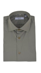 Ανδρικό Πουκάμισο Boston 203-1 Λαδί