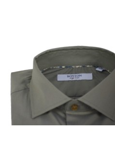 Ανδρικό Πουκάμισο Boston 203-1 Λαδί