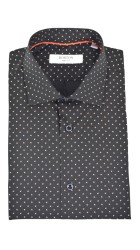 Ανδρικό Πουκάμισο Boston 2143-21 Μαύρο