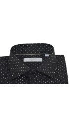 Ανδρικό Πουκάμισο Boston 2143-25 Μαύρο