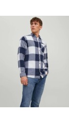 Ανδρικό Πουκάμισο Jack & Jones 12215467 Bright White