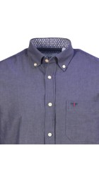 Ανδρικό Πουκάμισο Boston 2230-37 Μπλε Ανδρικό Πουκάμισο Boston 2230-37 Μπλε