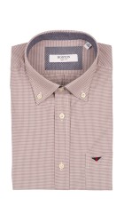 Ανδρικό Πουκάμισο Boston 4302-1 Μπεζ Ανδρικό Πουκάμισο Boston 4302-1 Μπεζ