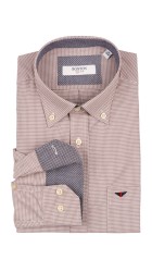 Ανδρικό Πουκάμισο Boston 4302-1 Μπεζ Ανδρικό Πουκάμισο Boston 4302-1 Μπεζ