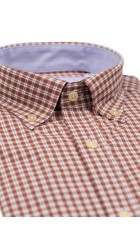 Ανδρικό Πουκάμισο Boston 4302-3 Καφέ Ανδρικό Πουκάμισο Boston 4302-3 Καφέ