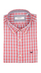 Aνδρικό Πουκάμισο Boston 504-1-1 Ροζ Aνδρικό Πουκάμισο Boston 504-1-1 Ροζ