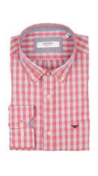 Aνδρικό Πουκάμισο Boston 504-1-1 Ροζ Aνδρικό Πουκάμισο Boston 504-1-1 Ροζ