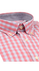 Aνδρικό Πουκάμισο Boston 504-1-1 Ροζ Aνδρικό Πουκάμισο Boston 504-1-1 Ροζ