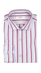 Ανδρικό Πουκάμισο Ριγέ Boston 608-2 Γαλάζιο