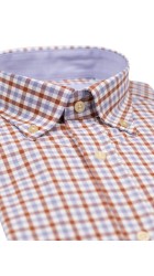 Ανδρικό Πουκάμισο Boston 83249-4-4 Καφέ Ανδρικό Πουκάμισο Boston 83249-4-4 Καφέ