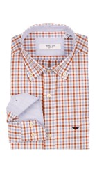 Ανδρικό Πουκάμισο Boston 83249-4-4 Καφέ Ανδρικό Πουκάμισο Boston 83249-4-4 Καφέ