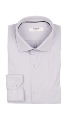 Ανδρικό Πουκάμισο Ελαστικό Boston 9001-444 Γκρί Ανοικτό