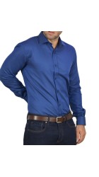 Ανδρικό Πουκάμισο Boston 9502-464 Μπλε