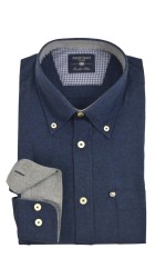 Ανδρικό Πουκάμισο Φανέλα Ascot Sport 15886-209-04 Σκούρο Μπλέ