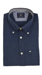 Ανδρικό Πουκάμισο Φανέλα Ascot Sport 15886-209-04 Σκούρο Μπλέ