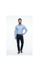 Ανδρικό Πουκάμισο Boston Swift 101-1 Γαλάζιο