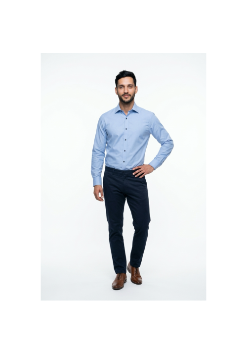 Ανδρικό Πουκάμισο Boston Swift 101-1 Γαλάζιο