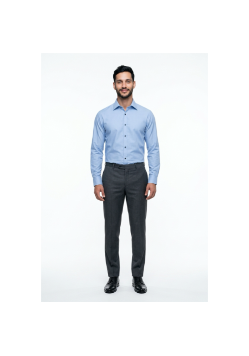 Ανδρικό Πουκάμισο Boston Swift 101-1 Γαλάζιο