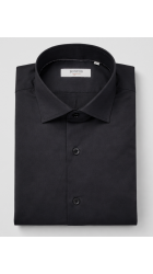 Ανδρικό Πουκάμισο Ελαστικό Boston 9001-200 Μαύρο