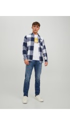 Ανδρικό Πουκάμισο Jack & Jones 12215467 Bright White
