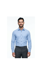 Ανδρικό Πουκάμισο Boston Swift 101-1 Γαλάζιο