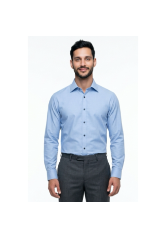 Ανδρικό Πουκάμισο Boston Swift 101-1 Γαλάζιο