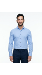 Ανδρικό Πουκάμισο Boston 9502-455.5 Γαλάζιο
