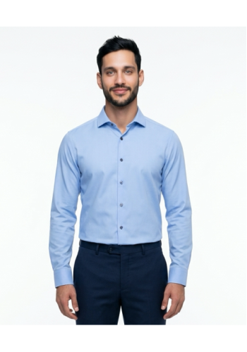 Ανδρικό Πουκάμισο Boston 9502-455.5 Γαλάζιο Ανδρικό Πουκάμισο Boston 9502-455.5 Γαλάζιο