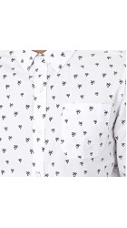 Aνδρικό Πουκάμισο Floral Sublevel H6313Z10929 Λευκό