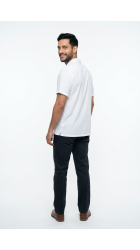 Ανδρικό Πουκάμιοσο Λινο Boston 1199-1 Λευκό