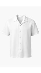 Ανδρικό Πουκάμιοσο Λινο Boston 1199-1 Λευκό