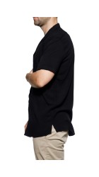 Ανδρικό Πουκάμισο Boston 100-25 Μαύρο