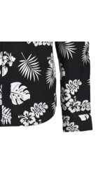 Ανδρικό Πουκάμισο Floral Eight2nine 24000 Μαύρο