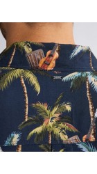 Ανδρικό Πουκάμισο Petrol Industries Print Resort Shirt S/S M1050-441-5178 Μπλέ