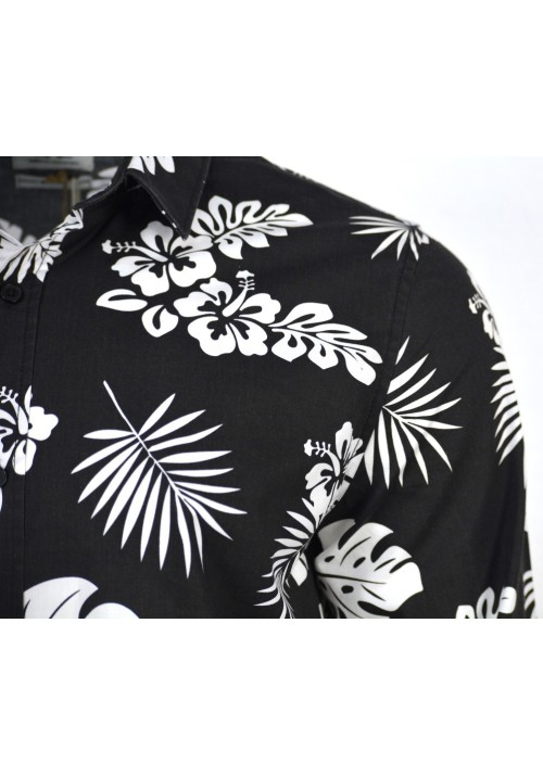 Ανδρικό Πουκάμισο Floral Eight2nine 24000 Μαύρο