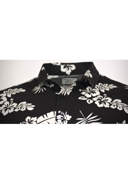 Ανδρικό Πουκάμισο Floral Eight2nine 24000 Μαύρο