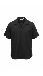 Ανδρικο Πουκάμισο Λινό Boston 119-99 Μαύρο