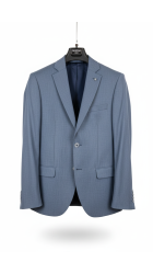 Ανδρικό Σακάκι Boston 2902-3 Σιέλ-Γκρί