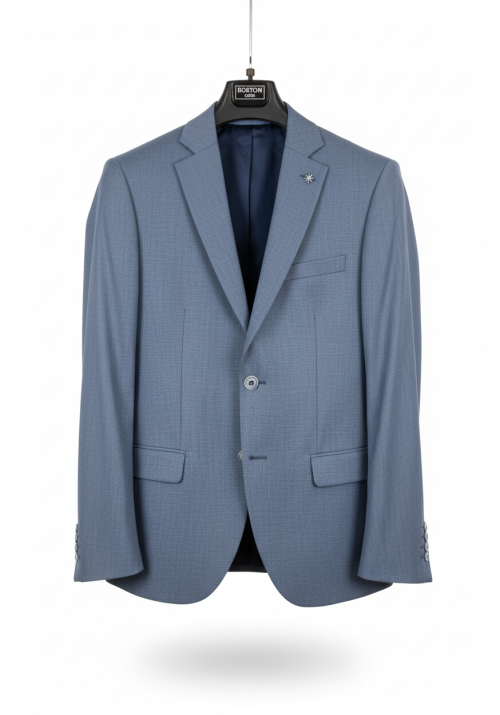 Ανδρικό Σακάκι Boston 2902-3 Σιέλ-Γκρί