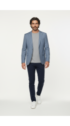 Ανδρικό Σακάκι Boston 2902-3 Σιέλ-Γκρί