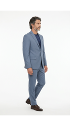 Ανδρικό Σακάκι Boston 2902-3 Σιέλ-Γκρί