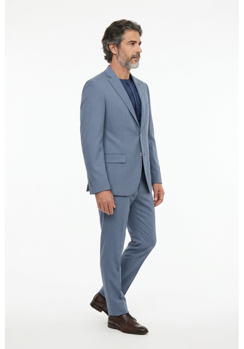 Ανδρικό Σακάκι Boston 2902-3 Σιέλ-Γκρί