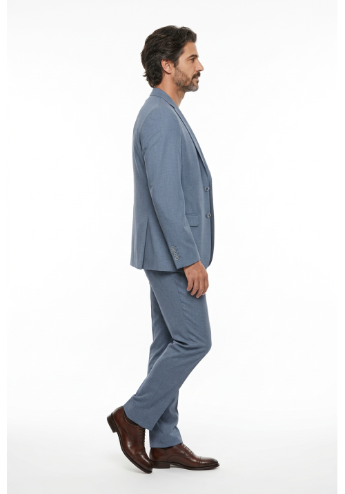 Ανδρικό Σακάκι Boston 2902-3 Σιέλ-Γκρί