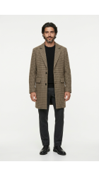 Ανδρικό Παλτό Jack & Jones JJEHarris Coat SN 12288145 Crockery/Houndstoot