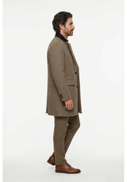 Ανδρικό Παλτό Jack & Jones JJEHarris Coat SN 12288145 Crockery/Houndstoot