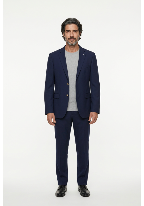 Ανδρικό Σακάκι Boston Blazer 7105-6 Μπλέ